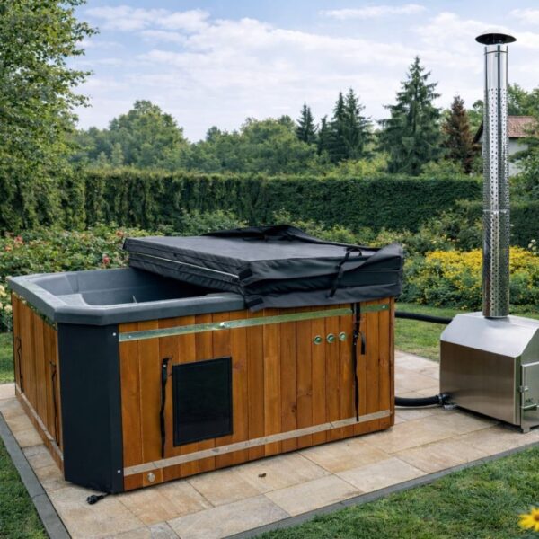 kwadratowe jacuzzi ogrodowe 5 osobowe
