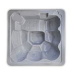 kwadratowe jacuzzi ogrodowe 6 osobowe