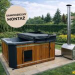 kwadratowa balia ogrodowa do samodzielnego montażu