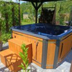 Jacuzzi ogrodowe - balia kwadratowa STANDARD 5 z piecem zewnętrznym - obrazek 4