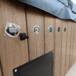 kwadratowe jacuzzi ogrodowe 5 osobowe