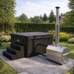 kwadratowe jacuzzi ogrodowe 6 osobowe