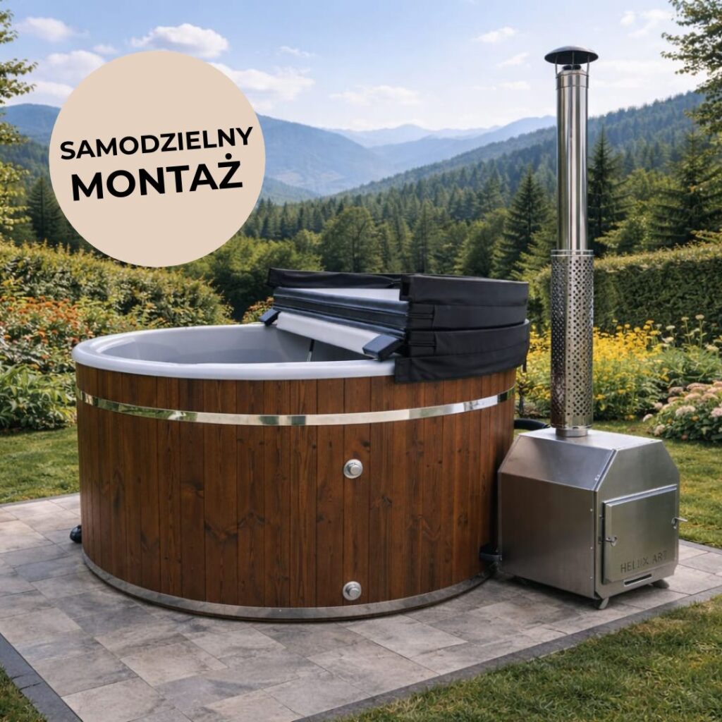 okrągła balia ogrodowa do samodzielnego montażu